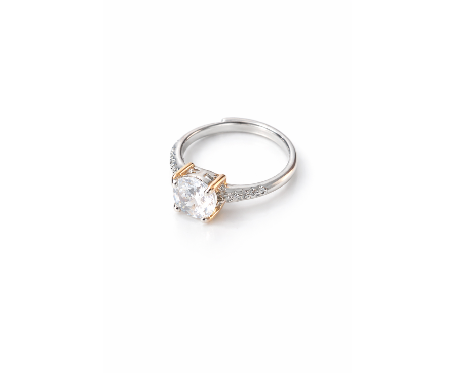 Bague pierre éclat - artisanale 