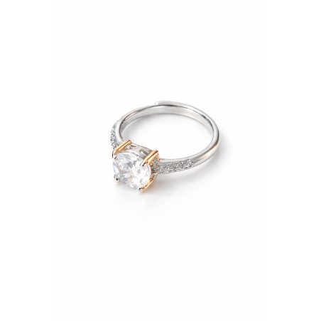 Bague pierre éclat - argent