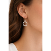 Boucles d'oreilles cercle zirconium
