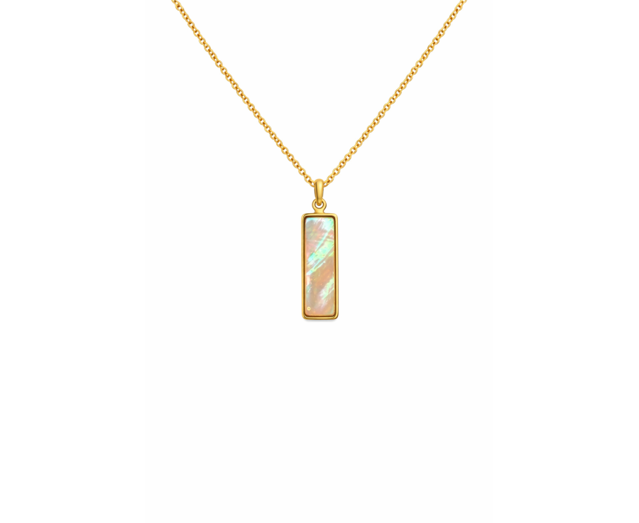 Collier Rectangle Nacré Collier Rectangle Nacré