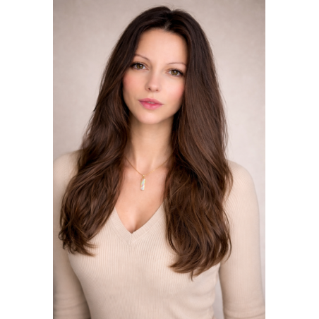 Collier Rectangle Nacré