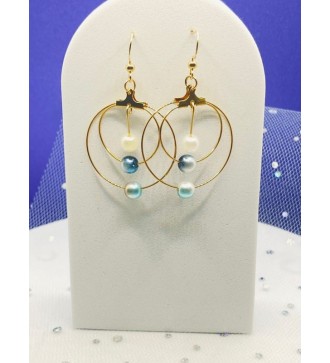 Boucles d'oreilles créole Rondeur et Brillance