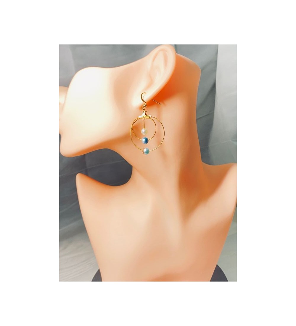 Boucles d'oreilles créole Rondeur et Brillance