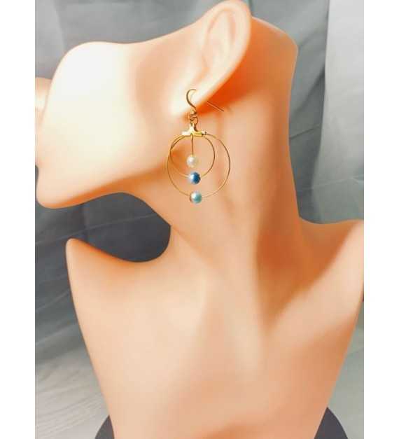 Boucles d'oreilles créole Rondeur et Brillance