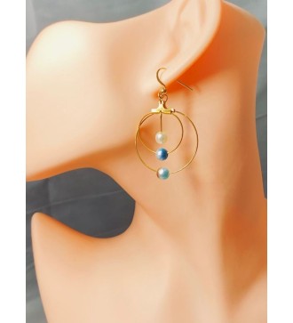 Boucles d'oreilles créole Rondeur et Brillance