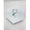 Bague ajustable Infinity Bleu en argent 925 avec pendentif infini et pierre azur Bague ajustable Infinity Bleu en argent 925 avec pendentif infini et pierre azur