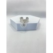 Bague ajustable Tout Argenté avec cœur et breloque strass – Argent 925 Bague ajustable Tout Argenté avec cœur et breloque strass – Argent 925
