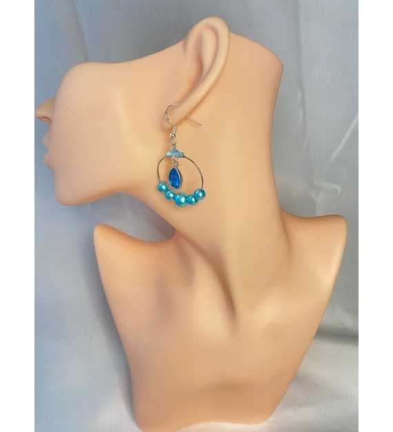 Cendrillon – Boucles d’oreilles anneaux acier inoxydable