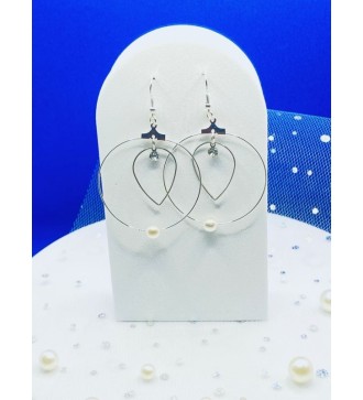 Boucles d'oreilles créole Etoile Ronde