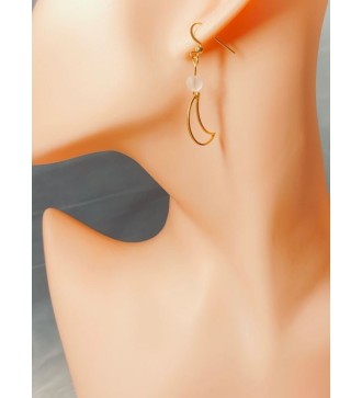 Boucles d'oreilles pendante  Lueur Céleste