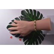 Bracelet Énergie Verte en perles vert olive et rose pâle chic et élégant Bracelet Énergie Verte en perles vert olive et rose pâle chic et élégant