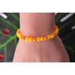 Bracelet Orangeade en perles jaunes citron, foncé et oranges élégant et tendance Bracelet Orangeade en perles jaunes citron, foncé et oranges élégant et tendance