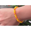 Bracelet Orangeade en perles jaunes citron, foncé et oranges élégant et tendance Bracelet Orangeade en perles jaunes citron, foncé et oranges élégant et tendance