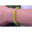 Bracelet Vert Miroir en perles vert pâle et transparent élégant et confortable Bracelet Vert Miroir en perles vert pâle et transparent élégant et confortable