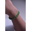 Bracelet Couleur Émeraude en perles vertes et dorées élégant et confortable Bracelet Couleur Émeraude en perles vertes et dorées élégant et confortable