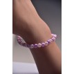 Bracelet Pastel Passionnée en perles rose et violette élégant et confortable Bracelet Pastel Passionnée en perles rose et violette élégant et confortable