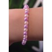 Bracelet Pastel Passionnée en perles rose et violette élégant et confortable Bracelet Pastel Passionnée en perles rose et violette élégant et confortable