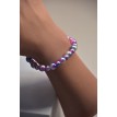 Bracelet Éclat Multicolore en perles arc-en-ciel élégant et confortable Bracelet Éclat Multicolore en perles arc-en-ciel élégant et confortable