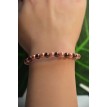 Bracelet Harmonie Cacao en perles marron foncé élégant et chic Bracelet Harmonie Cacao en perles marron foncé élégant et chic