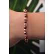 Bracelet Harmonie Cacao en perles marron foncé élégant et chic Bracelet Harmonie Cacao en perles marron foncé élégant et chic