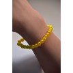 Bracelet Rayon de Soleil en perles jaune élégant et confortable Bracelet Rayon de Soleil en perles jaune élégant et confortable