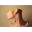 Reflet d'amitie – Boucles d’oreilles pendantes en acier inoxydable plaqué or 24K  Reflet d'amitie – Boucles d’oreilles pendantes en acier inoxydable plaqué or 24K