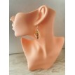 Perles de Feuilles – Boucles d’oreilles pendantes en goutte avec perles vertes et marron Perles de Feuilles – Boucles d’oreilles pendantes en goutte avec perles vertes et marron
