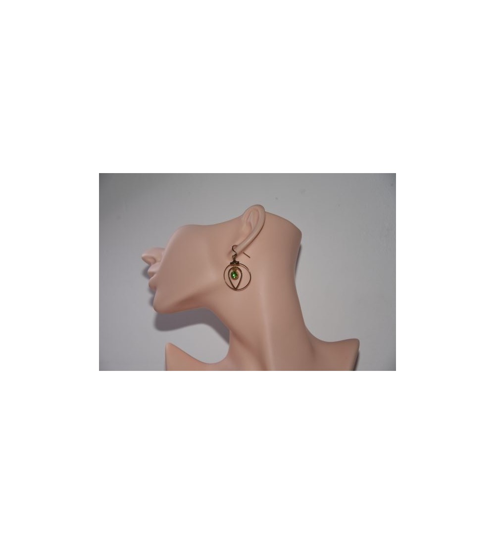Boucles d'oreilles Secret d'Emeraude