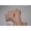 Secret d'emeraude – Boucles d’oreilles créoles en acier inoxydable plaqué or 24K  Secret d'emeraude – Boucles d’oreilles créoles en acier inoxydable plaqué or 24K