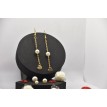 Reflet d'amitie – Boucles d’oreilles pendantes en acier inoxydable plaqué or 24K  Reflet d'amitie – Boucles d’oreilles pendantes en acier inoxydable plaqué or 24K