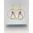 Douceur Enveloppante – Boucles d’oreilles créoles en acier inoxydable plaqué or 24K r  Douceur Enveloppante – Boucles d’oreilles créoles en acier inoxydable plaqué or 24K r