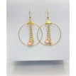 Battement de coeur – Boucles d’oreilles créoles en acier inoxydable plaqué or 24K  Battement de coeur – Boucles d’oreilles créoles en acier inoxydable plaqué or 24K