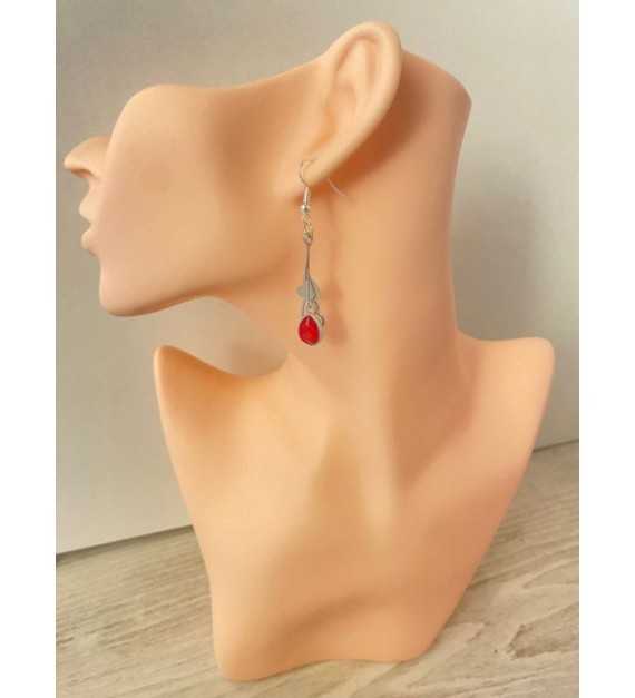 Romance d'Amour - Boucles d'oreilles pendante