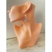 Douce Nuit – Boucles d’oreilles créoles en argent 925 avec perles bleu bicolore Douce Nuit – Boucles d’oreilles créoles en argent 925 avec perles bleu bicolore