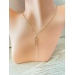 Infiny – Collier argenté en acier inoxydable plaqué argent 925 avec pendentif trio de cœurs élégant Infiny – Collier argenté en acier inoxydable plaqué argent 925 avec pendentif trio de cœurs élégant