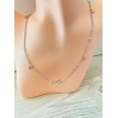 Lien de Passion – Collier argent 925 avec pendentif infini et breloques à strass élégantes Lien de Passion – Collier argent 925 avec pendentif infini et breloques à strass élégantes