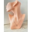 Eternité Éclatante – Collier argenté double cœur gravé « Fait main avec amour » raffiné Eternité Éclatante – Collier argenté double cœur gravé « Fait main avec amour » raffiné
