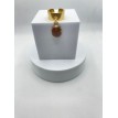 Coquillage Chic – Bague ajustable avec pendentif coquillage doré pailleté l  Coquillage Chic – Bague ajustable avec pendentif coquillage doré pailleté l