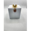Coquillage Chic – Bague ajustable avec pendentif coquillage doré pailleté l  Coquillage Chic – Bague ajustable avec pendentif coquillage doré pailleté l