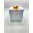 Bigorneau – Bague ajustable avec pendentif coquillage rose et violet pour un style marin élégant  Bigorneau – Bague ajustable avec pendentif coquillage rose et violet pour un style marin élégant