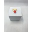 Pomme d'amour – Bague ajustable quartz rose spirale et acier inoxydable doré Pomme d'amour – Bague ajustable quartz rose spirale et acier inoxydable doré
