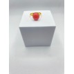 Pomme d'amour – Bague ajustable quartz rose spirale et acier inoxydable doré Pomme d'amour – Bague ajustable quartz rose spirale et acier inoxydable doré