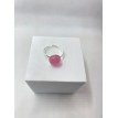 Girl Pink – Bague ajustable quartz rose bonbon et acier inoxydable argent Girl Pink – Bague ajustable quartz rose bonbon et acier inoxydable argent