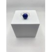 Bague ajustable Bleu Profond en quartz cabochon – Argent 925 Bague ajustable Bleu Profond en quartz cabochon – Argent 925