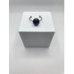 Bague ajustable Noir Profond en quartz noir – Argent 925 Bague ajustable Noir Profond en quartz noir – Argent 925