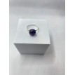 Bague ajustable Couleur du Cassis en quartz violine – Argent 925 Bague ajustable Couleur du Cassis en quartz violine – Argent 925