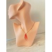Perle Ailée – Collier doré avec breloque perle et pendentif papillon ailé raffiné Perle Ailée – Collier doré avec breloque perle et pendentif papillon ailé raffiné
