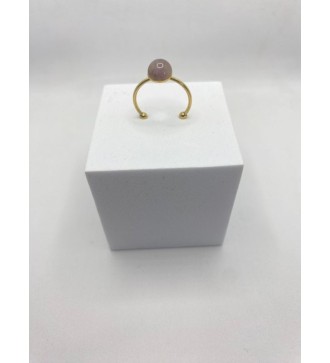 Bagues ajustables en quartz et acier inoxydable or - luxe !