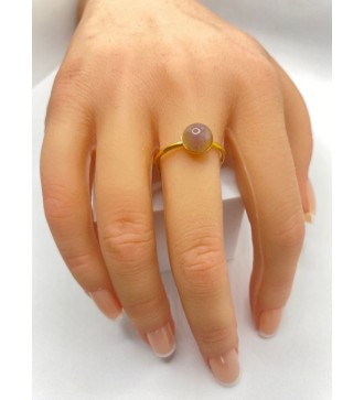 Bagues ajustables en quartz et acier inoxydable or - luxe !