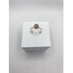 Quartz Précieux – Bague ajustable en quartz naturel et acier inoxydable plaqué or 24 K Quartz Précieux – Bague ajustable en quartz naturel et acier inoxydable plaqué or 24 K